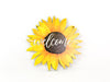 'Welcome' Sunflower Sign